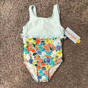 Cat & Jack Girls One Piece Swimsuit